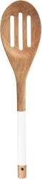 Cuchara de madera ranurada WHITELINE 30 cm