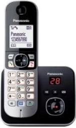Teléfono inalámbrico DECT Panasonic KX-TG6821 negro