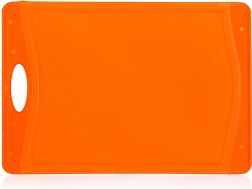 Tabla de cortar antideslizante DUO, 37 × 25,5 cm, naranja