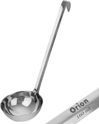 Cucharón de acero inoxidable 160 ml, 34 cm