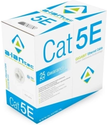 Cable U/UTP tipo línea cat.5E PVC 305 m