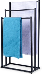 Toallero de pie metálico negro Vilde