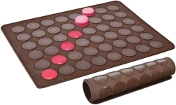 Alfombrilla de silicona para macarons 39,5 × 29,5 cm