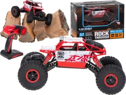 Coche RC Rock Crawler 1:18 4WD 2,4 GHz – Rojo