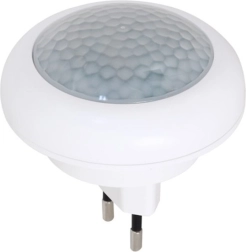 Luz nocturna LED para enchufe con sensor de movimiento y crepuscular - 1 unidad