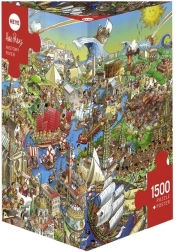 Puzzle Heye Río histórico 1500 piezas