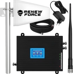 Kit amplificador de señal GSM, 3G y 4G LTE Renew Force