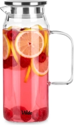 Jarra de vidrio con tapa 1,5 l