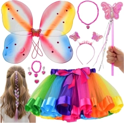 Disfraz infantil de mariposa KRUZZEL – set de 6 piezas