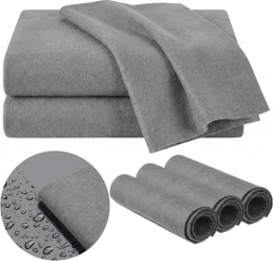 Juego de paños de microfibra para vidrio y ventanas 30 × 40 cm (3 uds.) RUHHY