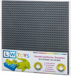 Placa base 32 × 32 gris oscuro