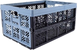 Caja plegable de transporte 32 l, 48 × 35 × 23 cm, azul nórdico