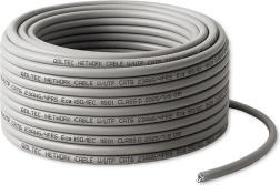 Cable de red UTP Cat6 25 m – de cobre, 1 Gb/s, gris