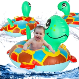 Asiento infantil inflable para agua con forma de tortuga 15 kg