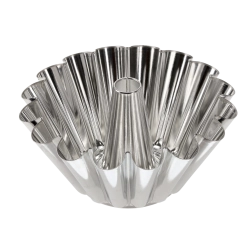 Molde para bizcocho con tubo 23 cm de chapa estañada