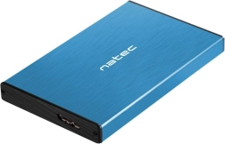 Caja externa de aluminio para HDD/SSD de 2,5" USB 3.0 UASP – azul