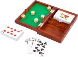 Small Foot cartas y dados en caja de madera