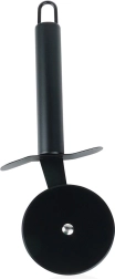 Cortador de pizza de acero, negro, 20 cm