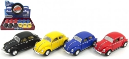 Modelo de metal KINSMART VOLKSWAGEN Beetle con mecanismo de retroceso 13 cm