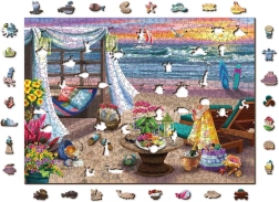 Puzzle de madera Hora de verano WOODEN CITY, 505 piezas