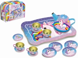 Juego de té en maletín Unicornio