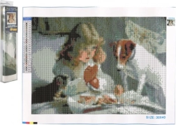 Pintura diamantada Expectativa 30 × 40 cm