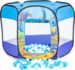 Piscina seca infantil plegable con pelotas (100 uds)