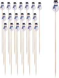 Palillos de bambú para canapés 13 cm, 20 uds.