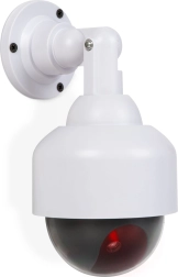 Réplica de cámara de seguridad tipo domo con LED intermitente