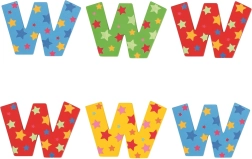 Letra estrellada Bigjigs Toys W