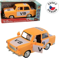 Coche retro VéBéčko con mecanismo de inercia 17 cm
