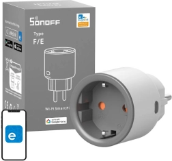 Enchufe inteligente Wi‑Fi Sonoff con medición de consumo 16 A