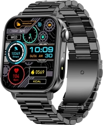 Reloj inteligente Colmi P80 negro acero