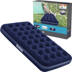Cama hinchable individual BESTWAY con superficie aterciopelada