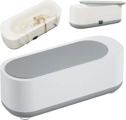 Limpiador vibratorio de joyas y gafas a pilas