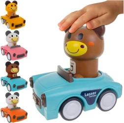 Set sensorial de cochecitos con animalitos 4 en 1 para niños 18 m+