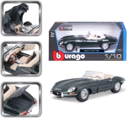 Bburago Jaguar E Cabriolet 1961 1:18 verde