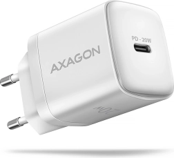 Cargador de red USB‑C 20 W con soporte PD 3.0/QC 3.0 – blanco