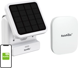 Kit solar inteligente para riego por goteo con pasarela RAINPOINT y aplicación