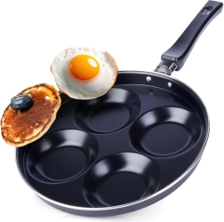 Sartén antiadherente para huevos con 4 cavidades 25 cm