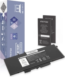 Batería MITSU para DELL Latitude 5400/5500/5510, 8000 mAh 61 Wh, 7,6 V