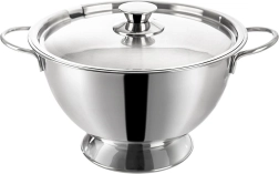 Sopera de acero inoxidable con tapa Orion 4,5 l