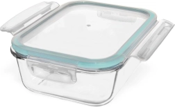 Tarro de vidrio para alimentos con tapa y junta 1 l