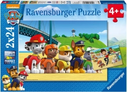 puzle Ravensburger PAW Patrol equipo 2x24 piezas