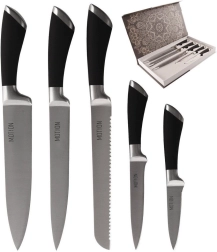 Juego de cuchillos de cocina de acero inoxidable MOTION, 5 uds