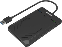 Unitek caja externa de aluminio USB 3.0 para HDD/SSD SATA de 2,5" con UASP