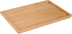 Bandeja de servir de bambú 33 × 23 cm