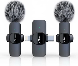 Juego de micrófonos de solapa inalámbricos duales MICRO‑MIC DUO MT416