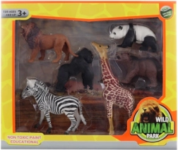 Set de animales salvajes de plástico para niños
