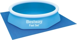 Bestway base para piscina 274 × 274 cm lámina protectora